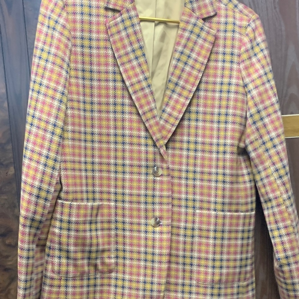 Multicolor Plaidwonens Blazer